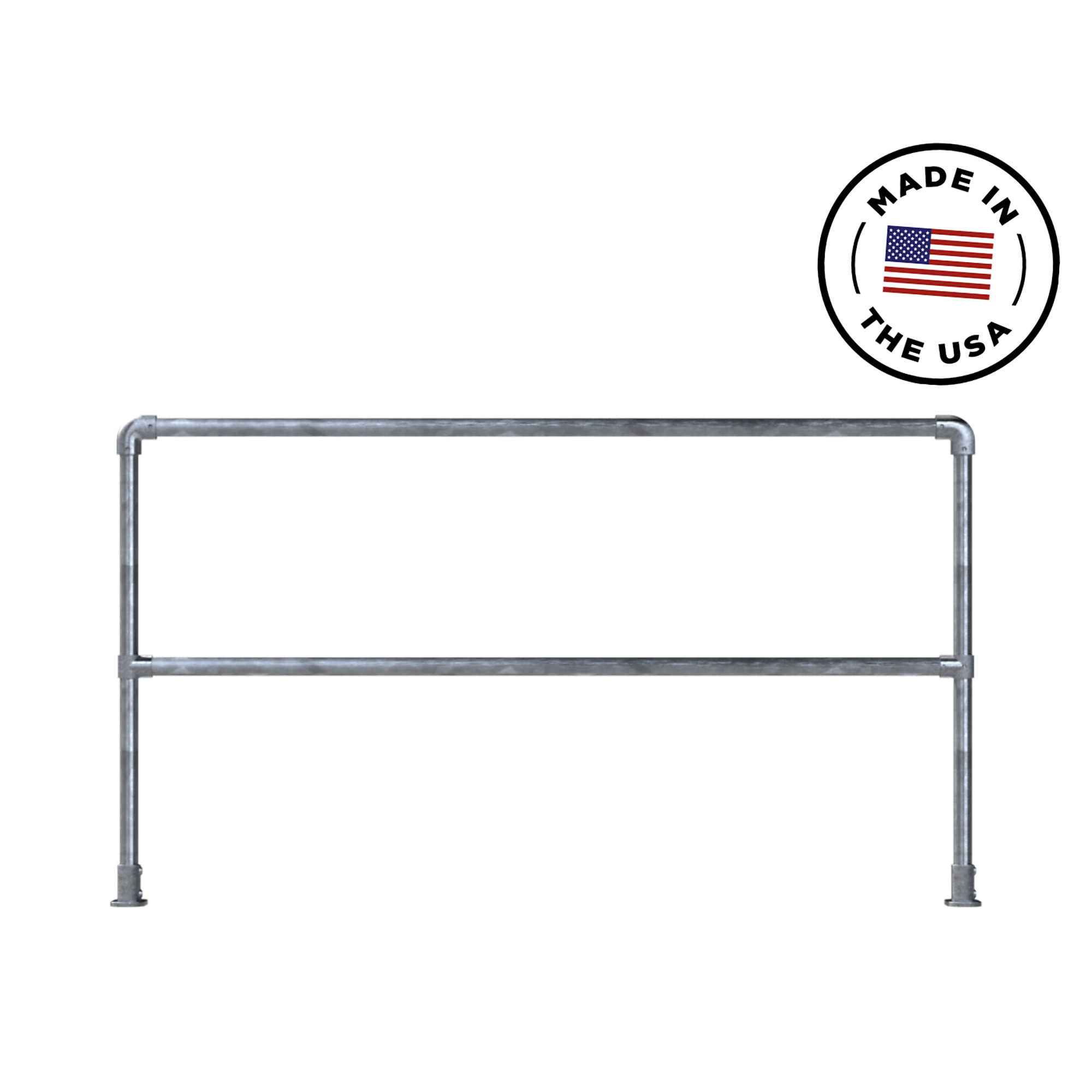 Safety Rail Company OSHA Compliant Industrial Safety Railing — 6' — Model #400771